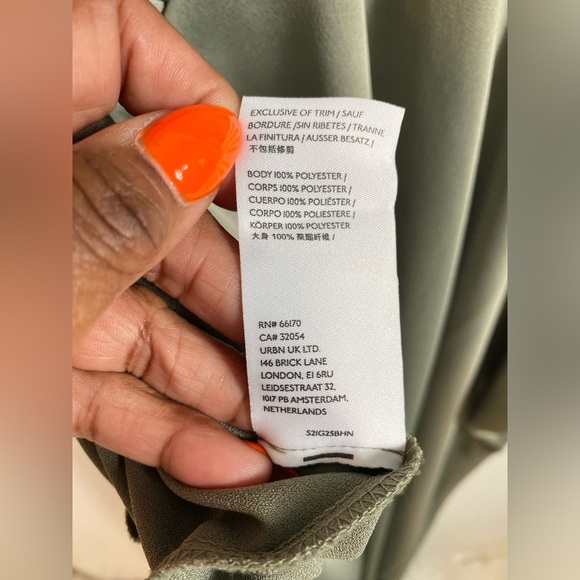 BHLDN Olive Green Wedding Dress - Picture 14 of 15